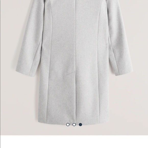 A&F tailored wool blend coat - Picture 4 of 4